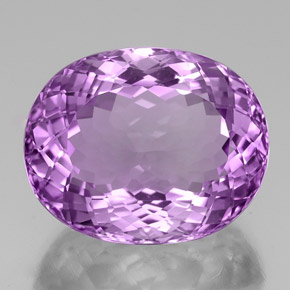 Ametista violeta natural 39,35ct, corte oval, VVS