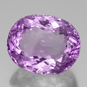 Ametista violeta natural 39,35ct, corte oval, VVS
