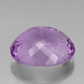 Ametista violeta natural 30,59ct, corte oval, VVS