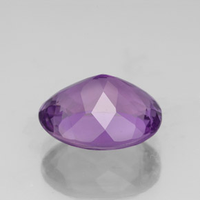 Ametista violeta natural 3,71ct, corte oval, VS