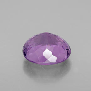 Ametista violeta natural 3,31ct, corte redondo, VVS