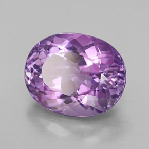Ametista violeta natural 4,76ct, corte oval, VVS