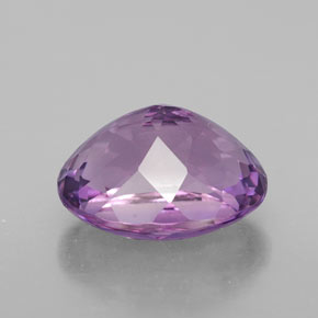 Ametista violeta natural 4,76ct, corte oval, VVS