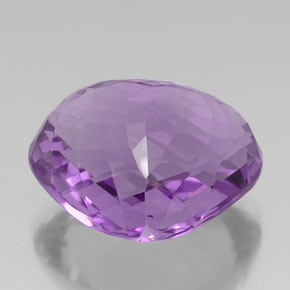 Ametista violeta natural 36,79ct, formato de pêra, VS