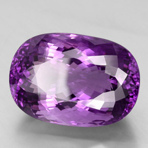 Ametista violeta natural 67,64ct, corte oval, VVS