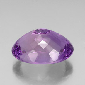 Ametista violeta natural 29,09ct, corte oval, VVS-VS