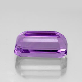 Ametista violeta natural 5,27ct, corte esmeralda, VVS-VS