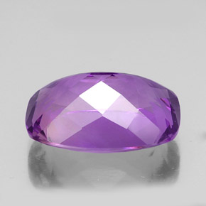 Ametista violeta natural 13,68ct, almofada cortada, VVS-VS