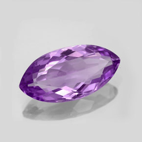 Ametista violeta natural 7,64ct, marquise, VVS