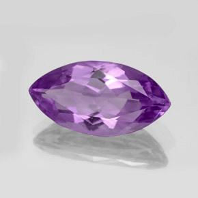 Ametista violeta natural 8,24ct, marquise, VVS-VS