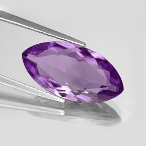 Ametista violeta natural 7,33ct, marquise, VVS-VS