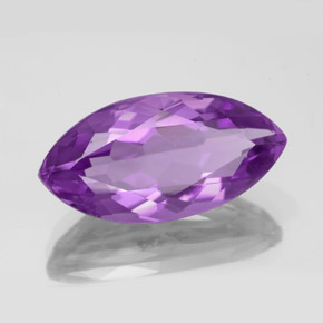 Ametista violeta natural 8,44ct, marquise, VVS-VS