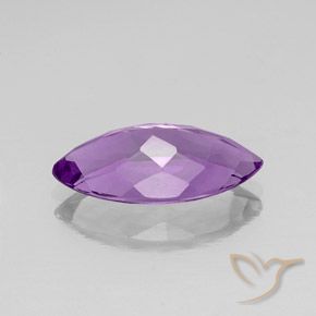 Ametista Violeta Púrpura Natural 6.79ct, Marquesa, VS