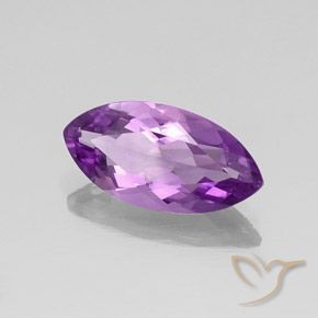 Ametista Violeta Púrpura Médio Natural 6.15ct, Marquesa, VS