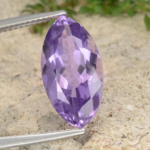 Ametista Profundo Iris Violeta Natural 7.27ct, Marquesa, VS