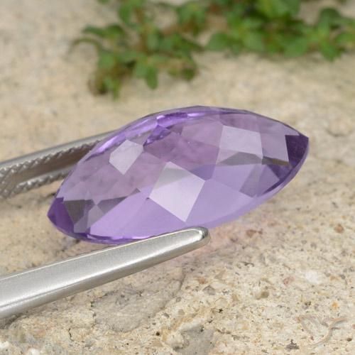 Ametista Profundo Iris Violeta Natural 7.27ct, Marquesa, VS