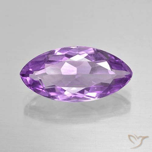 5.79ct Natural Violeta Púrpura Profundo Ametista, Marquesa, VS