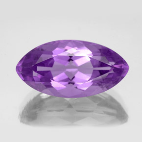 Ametista violeta natural 7,06ct, marquise, VS