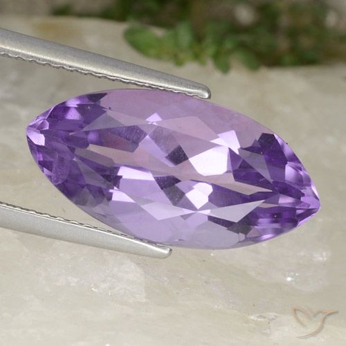 6.53ct Natural Violeta médio Ametista, Marquesa, VS