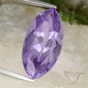 Ametista Violeta médio Natural 6.53ct, Marquesa, VS