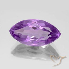 Ametista Violeta Púrpura Natural 6.13ct, Marquesa, VS