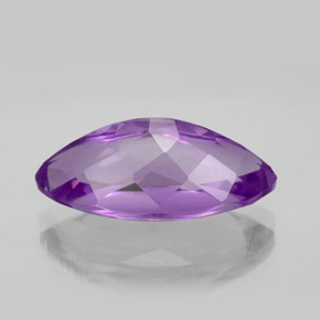 Ametista violeta natural 7,04ct, marquise, VS