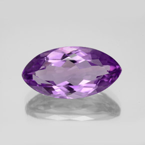 Ametista violeta natural 6,72ct, marquise, VVS-VS