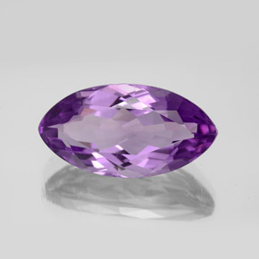 Ametista violeta natural 6,72ct, marquise, VVS-VS