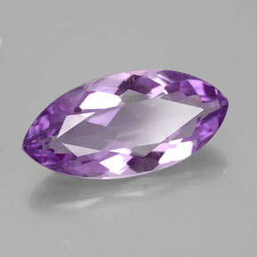 Ametista violeta natural 4,95ct, marquise, VS