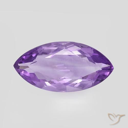 5.35ct Natural Violeta Profundo Ametista, Marquesa, VVS-VS