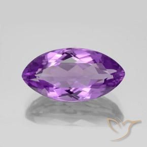 6.44ct Natural Violeta médio Ametista, Marquesa, VS