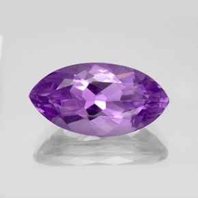 Ametista violeta natural 6,09ct, marquise, VS