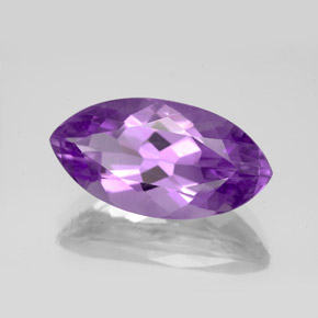 Ametista violeta natural 6,09ct, marquise, VS