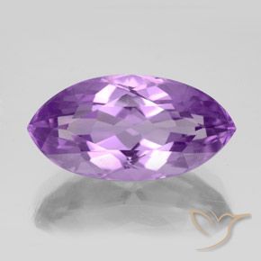7,56 ct Marquise Cut Amethyst, 18,2 x 9,3 mm Do Brasil, Photo A