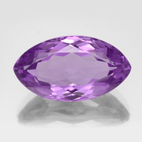Ametista violeta natural 8,97ct, marquise, VVS-VS