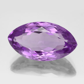 Ametista violeta natural 8,97ct, marquise, VVS-VS