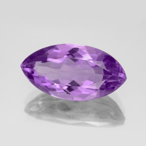 Ametista violeta natural 6,12ct, marquise, VVS-VS