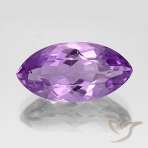 7.04ct Natural Violeta Púrpura Médio Ametista, Marquesa, VVS-VS