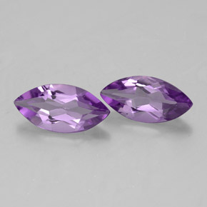 Pedras preciosas de ametista violeta natural de  ct, marquise, VS