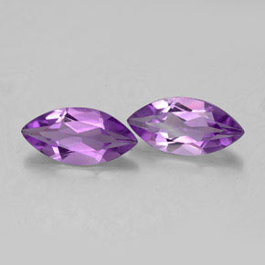 Pedras preciosas de ametista violeta natural de  ct, marquise, VS