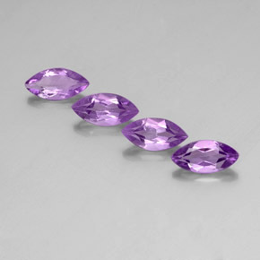 Pedras preciosas de ametista violeta natural de  ct, marquise, VS