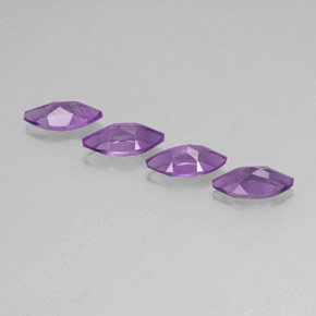 Pedras preciosas de ametista violeta natural de  ct, marquise, VS