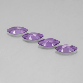 Pedras preciosas de ametista violeta natural de  ct, marquise, VS