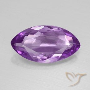 Ametista violeta natural 5,21ct, marquise, VS