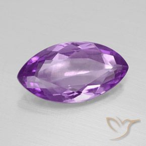 Ametista violeta natural 5,21ct, marquise, VS