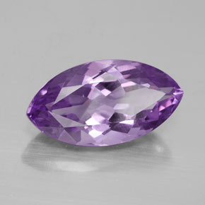Ametista violeta natural 4,63ct, marquise, VVS-VS