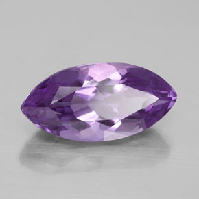Ametista violeta natural 4,96ct, marquise, VVS-VS