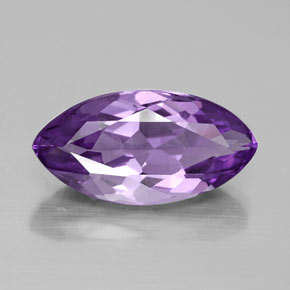 Ametista violeta natural 4,43ct, marquise, VS