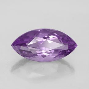 Ametista violeta natural 4,34ct, marquise, VVS-VS