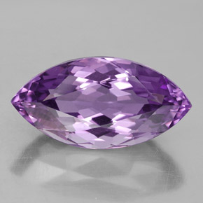 Ametista violeta natural 9,72ct, marquise, VVS